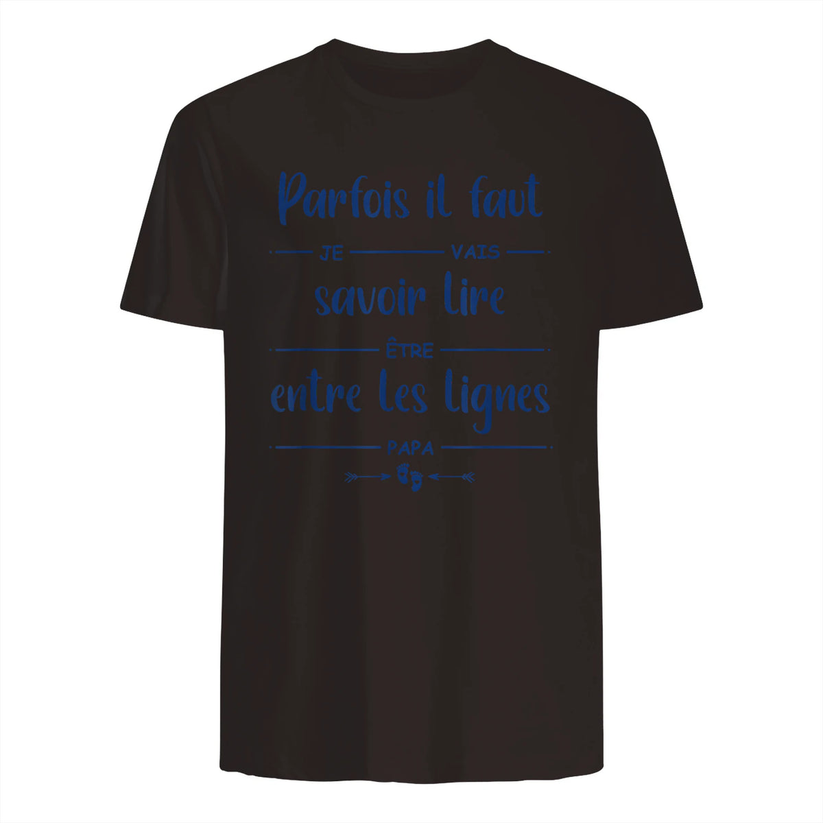 Futur Papa Annonce Grossesse bébé Je Vais être Papa in Dark Chocolate - back view
