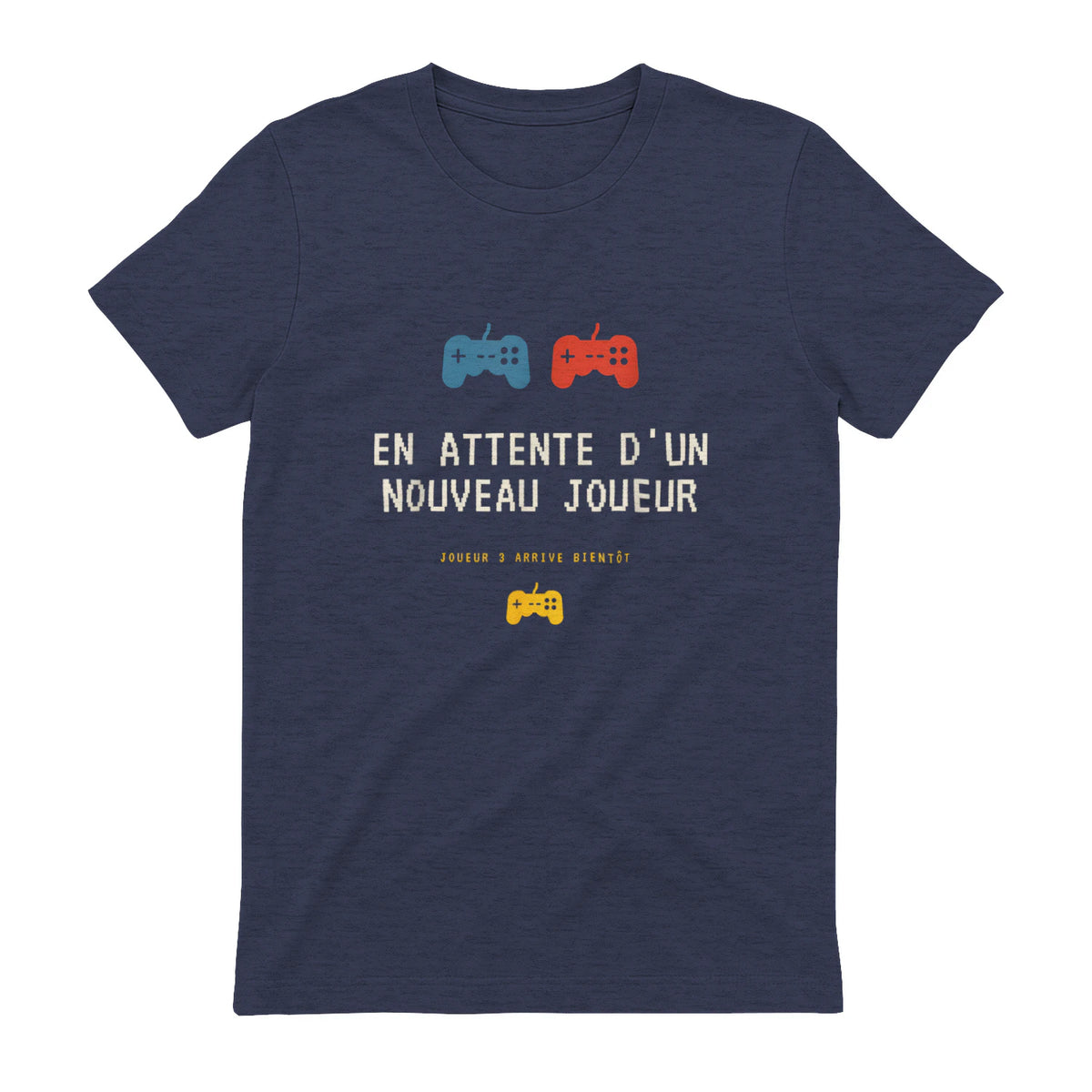 Futur Maman Futur Papa Annonce Grossesse bébé Arrive bientôt in Heather Navy - back view
