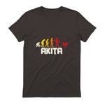 Akita Inu Evolution Chien Japon in Dark Chocolate - back view