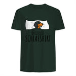 Offizielles Schlafshirt Schlafanzug Dackel Hund Geschenkidee in Forest Green - back view