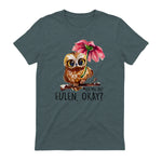 Ich Mag Halt Eulen, Okay Lustiger Eule Spruch Owl Eulen in Dark Heather - back view