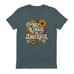 No King in America T-Shirt in Dark Heather - back view