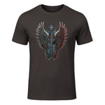 Fans de Hard Rock Vintage Music Rock and Roll Lover in Dark Chocolate - front view