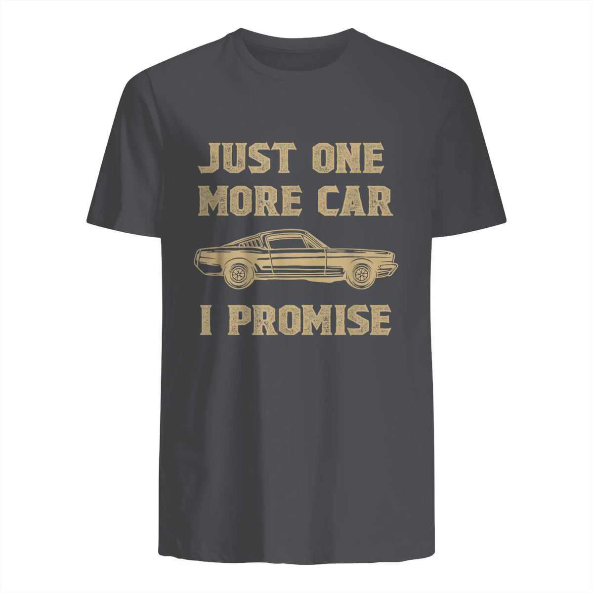Design for Car Lovers & Mechanics One More Car Part Promise in Charcoal - back view