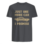 Design for Car Lovers & Mechanics One More Car Part Promise in Charcoal - back view