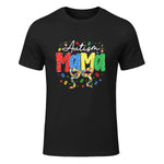 Proud Autism Mama Mom Awareness Gifts for Moms in Black - front view