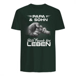 Papa & Sohn Beste Freunde Fürs Leben Vatertag Partnerlook in Forest Green - back view