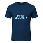 K-Pop Security Concert Staff T-Shirt in Navy - front view