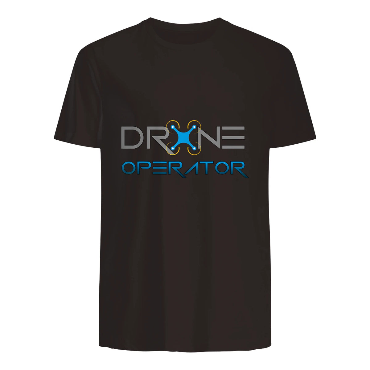 Drone Operator Aircraft Pro Expert Pilot For Men Women Idée in Dark Chocolate - back view