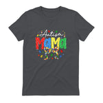 Proud Autism Mama Mom Awareness Gifts for Moms in Charcoal - back view