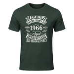 Vintage Sixtieth Birthday Shirt T-Shirt in Forest Green - front view