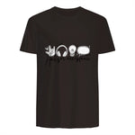 Autism Awareness Acceptance Shirt Support Mom Women Kid in Dark Chocolate - back view