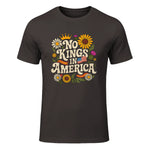 No King in America T-Shirt in Dark Chocolate - front view