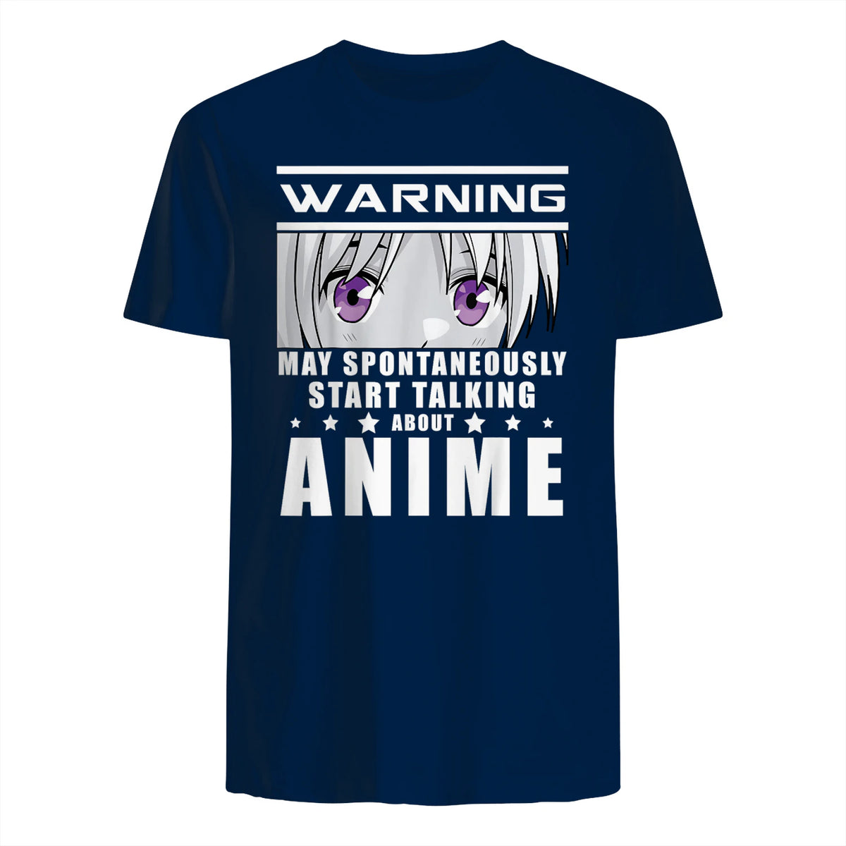 Warning May Spontaneously Start Talking About Anime in Navy - back view