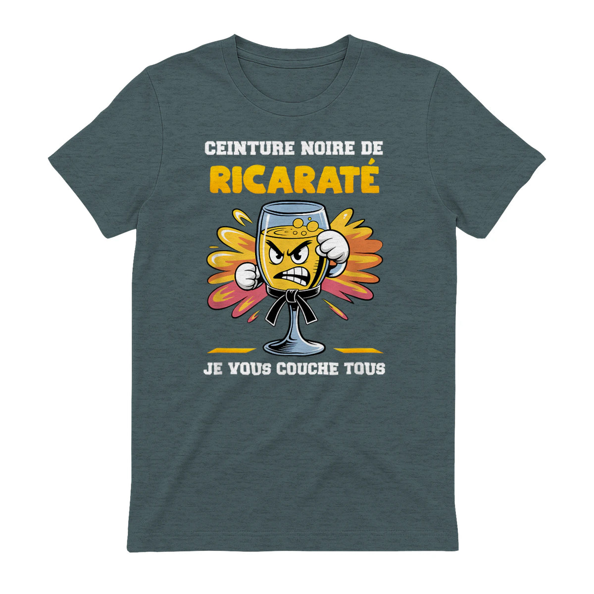 Ceinture Noire de Ricaraté Pastis Apéro in Dark Heather - back view