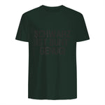 Schwarz ist Bunt genug Lustiger Spruch für Mann Frau in Forest Green - back view