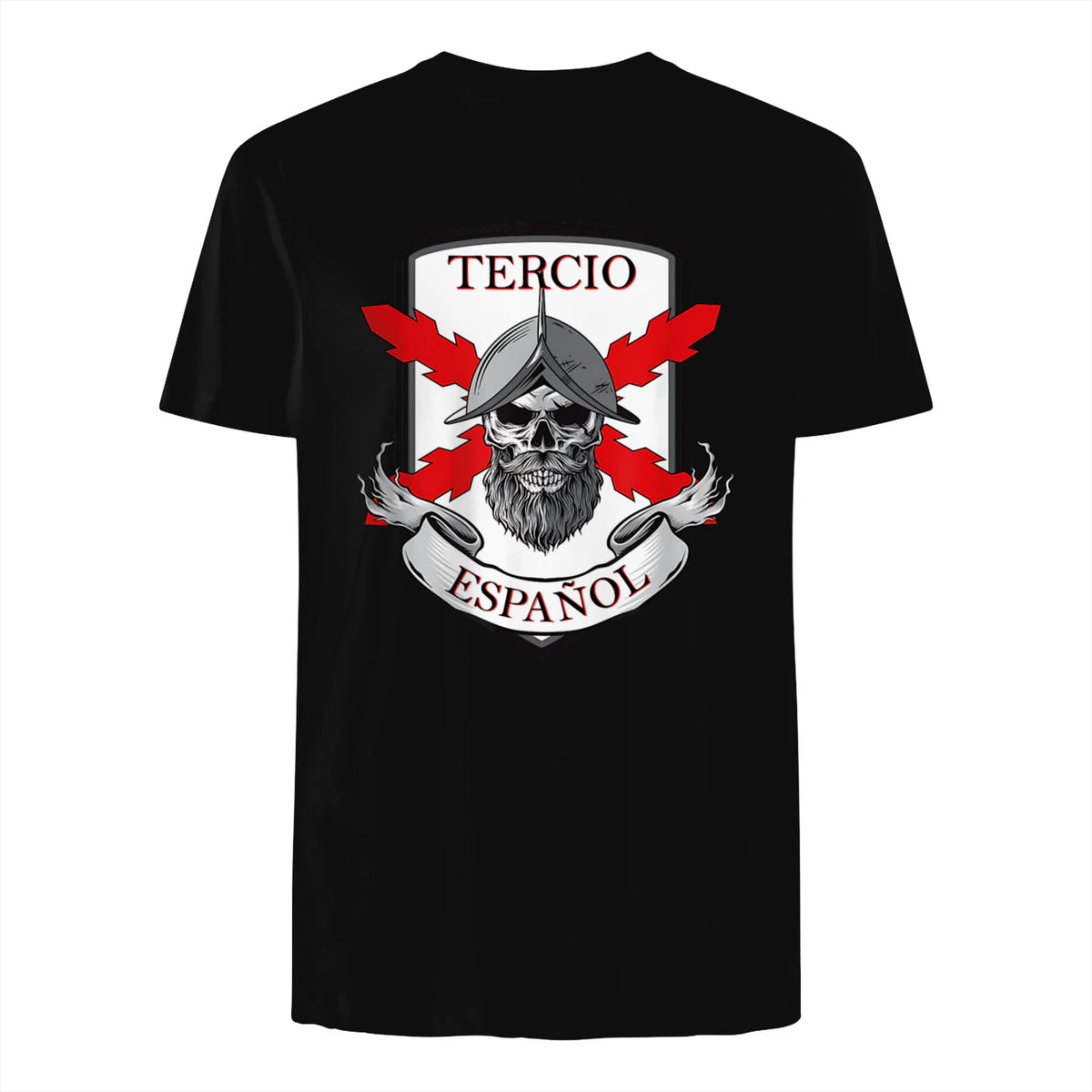 Tercero español. Soldado Calavera in Black - back view