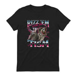 Autism Funny Rizz Em with The Tism Meme Autistic Racoon in Black - back view