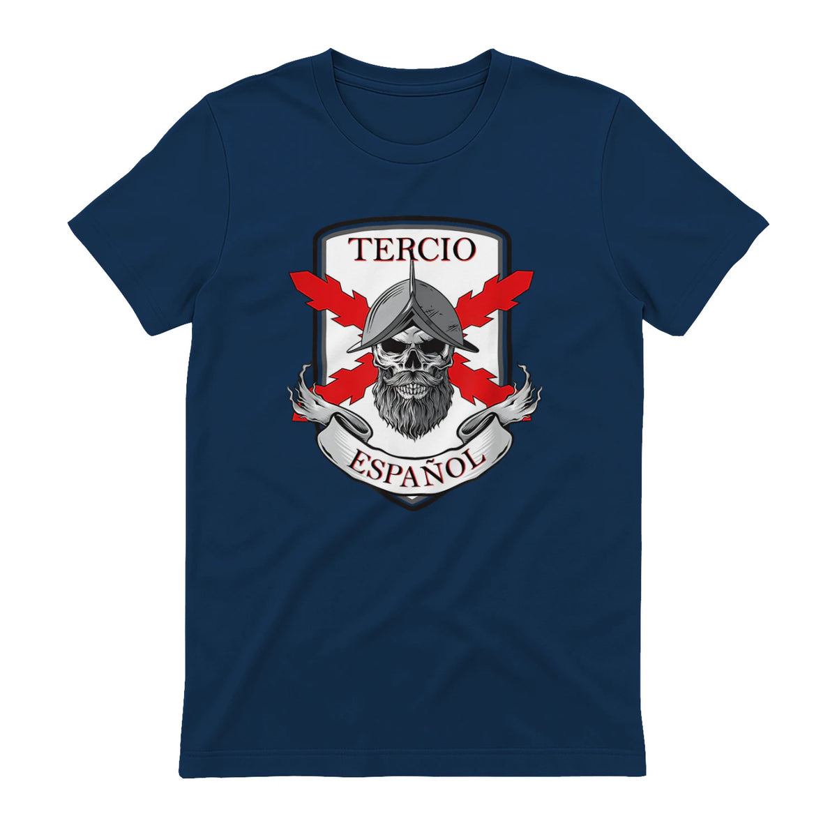 Tercero español. Soldado Calavera in Navy - back view