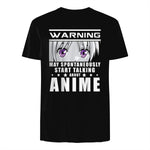 Warning May Spontaneously Start Talking About Anime in Black - back view