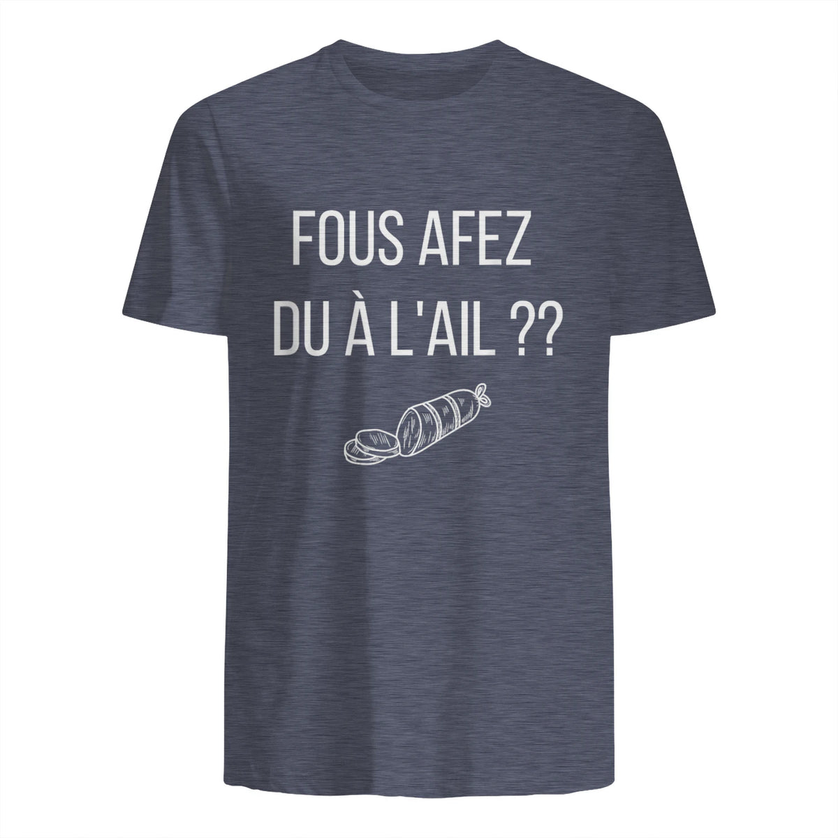 Fous afez du a l'ail in Heather Navy - back view