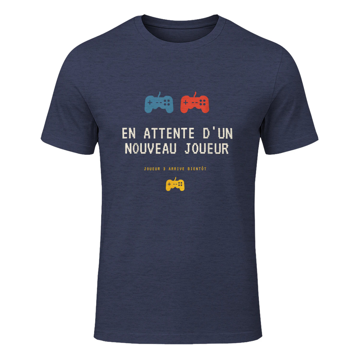 Futur Maman Futur Papa Annonce Grossesse bébé Arrive bientôt in Heather Navy - front view