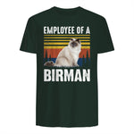 Chat – Employée de Birmanie – Sainte Birmanie in Forest Green - back view