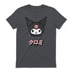 Kuromi Sanrio Character Classic Japan Design in Charcoal - back view