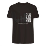 Funny Dad Husband Father's Day T-Shirt in Dark Chocolate - back view