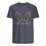Costume de chat mignon amant de chat in Heather Navy - back view