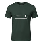 Baseball Apparel - Baseball T-Shirt in Forest Green - front view