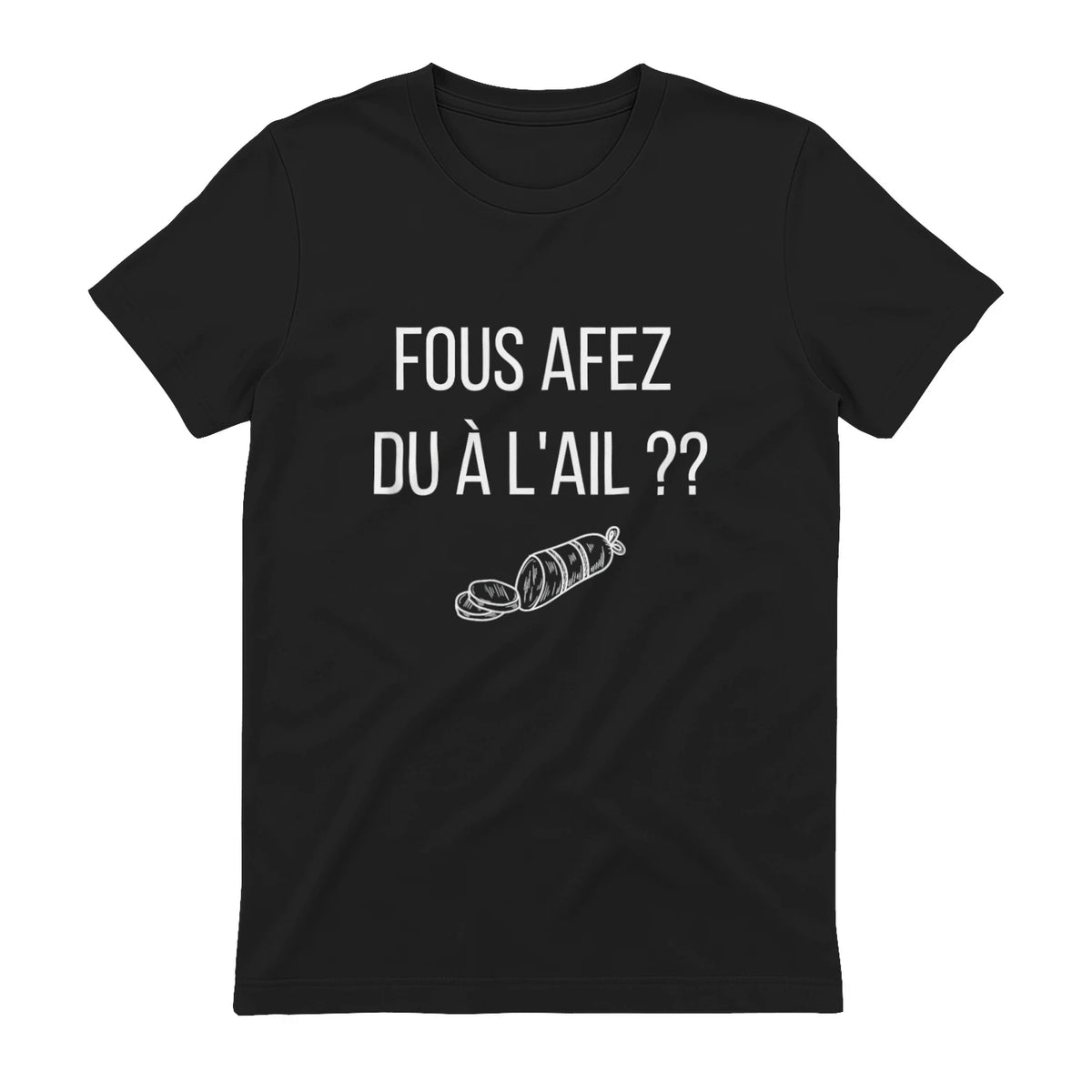 Fous afez du a l'ail in Black - back view