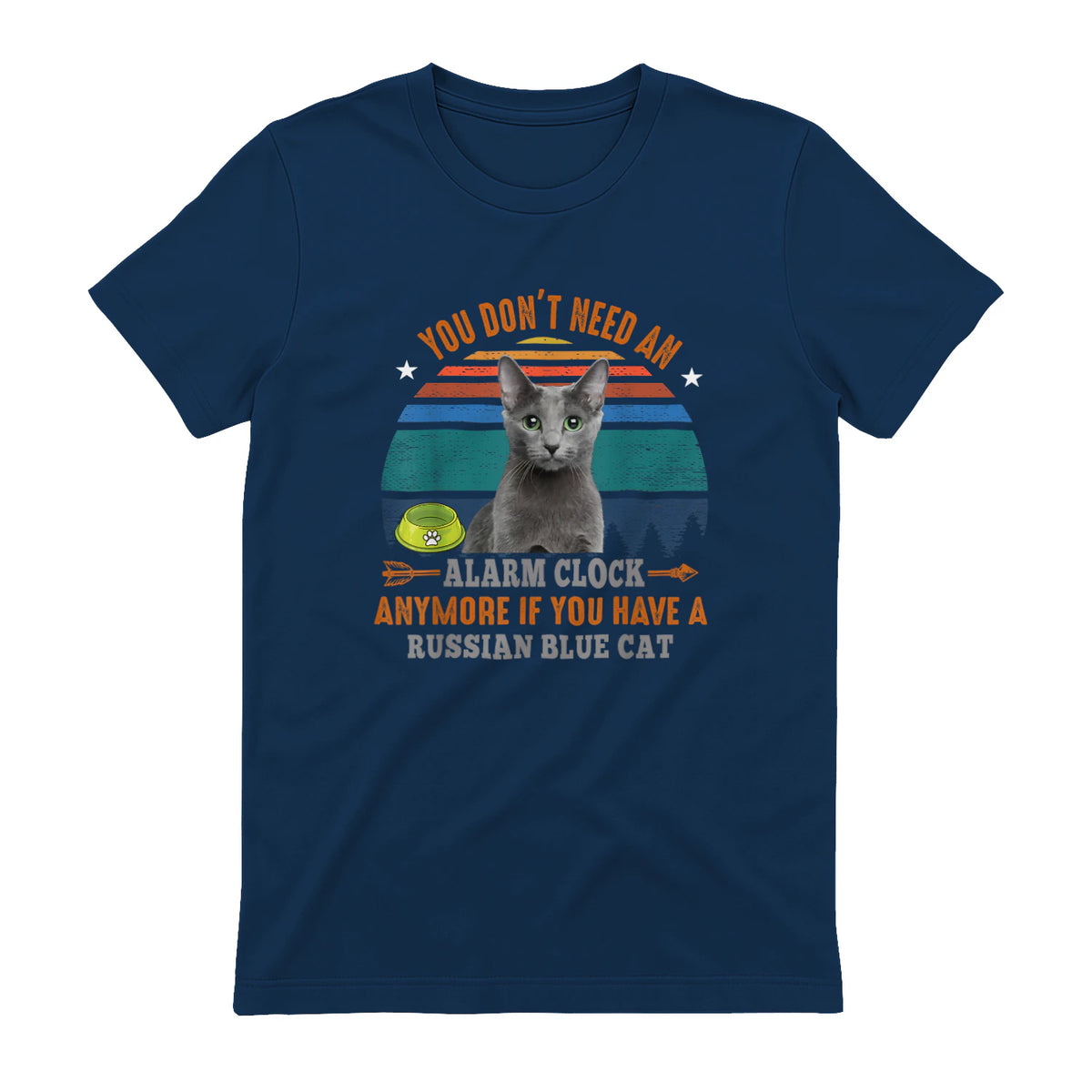 Chat – You Don't Need an Alarm Clock, Anymore, bleu russe in Navy - back view