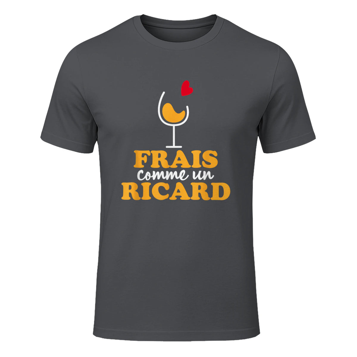 Frais comme Un Ricard - Ricard Pastis Apéro in Charcoal - front view