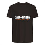 Gamer Dad Call of Daddy Call of Dad Parenting Ops in Dark Chocolate - back view