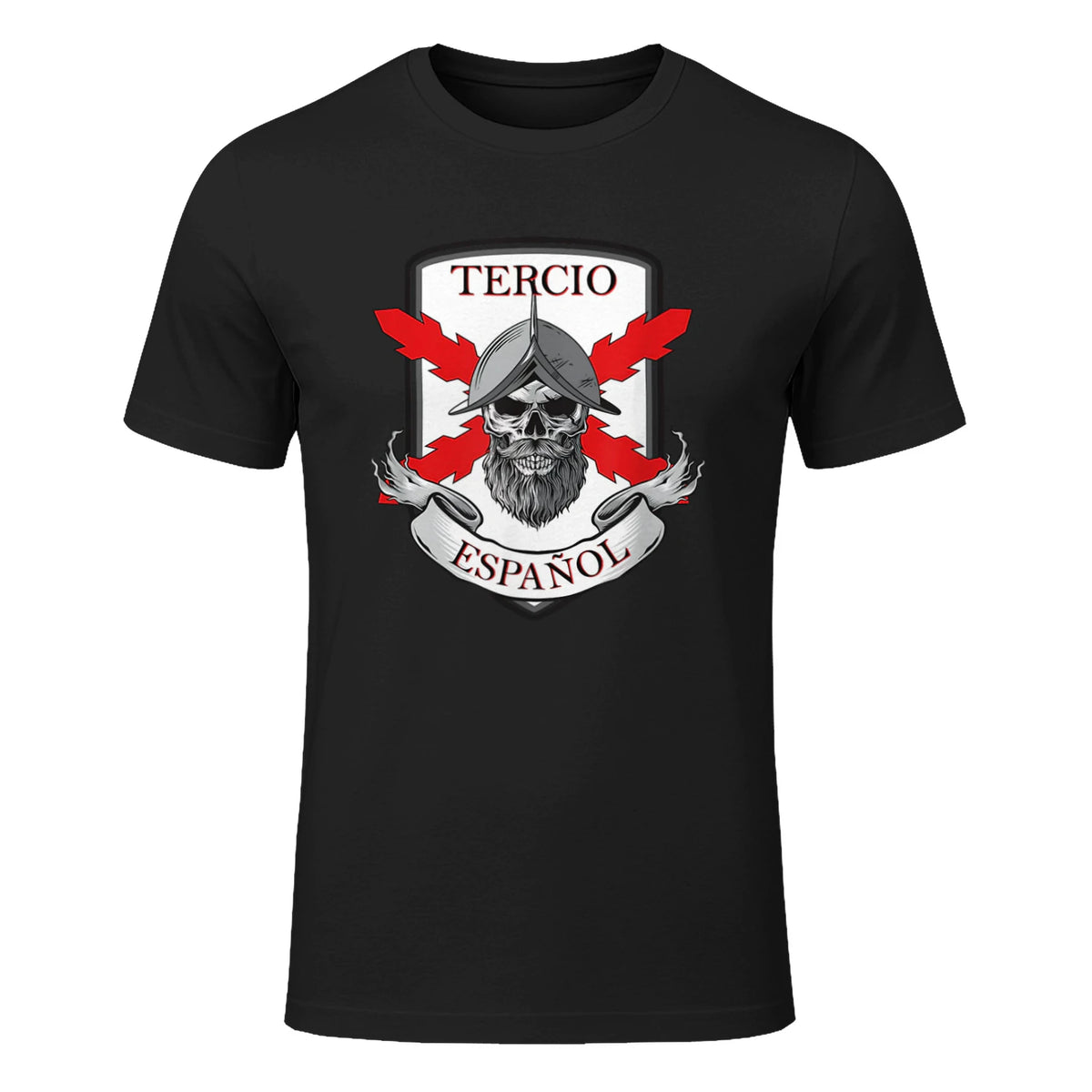 Tercero español. Soldado Calavera in Black - front view