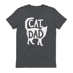Best Cat Dad Fathers Day Men Kitty Daddy Papa Christmas Meow in Charcoal - back view