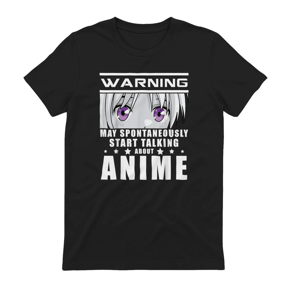 Warning May Spontaneously Start Talking About Anime in Black - back view