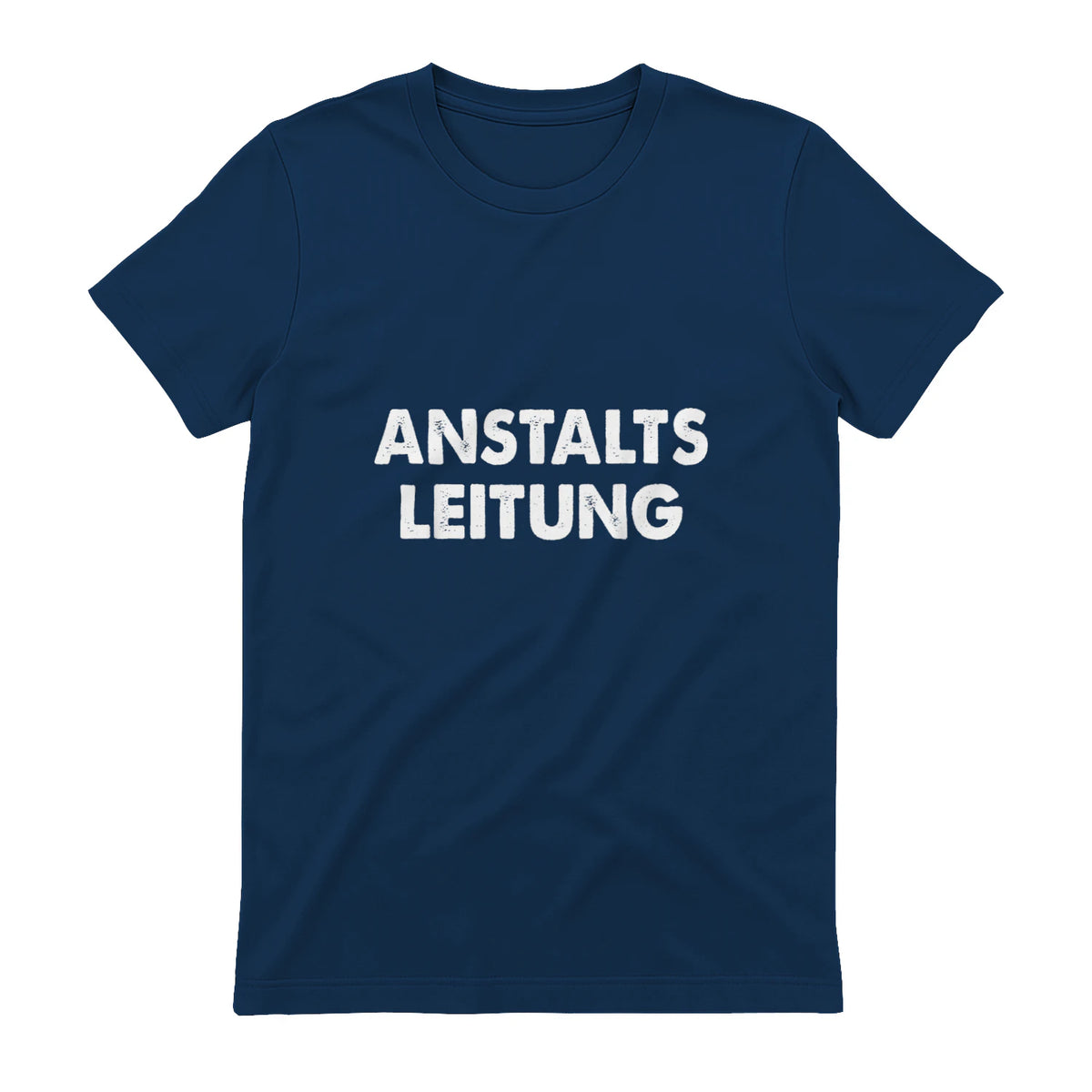 Spaßige Outfits Anstaltsleitung Lustige Sprüche Humor Spaß für Erwachsene Unisex Schwarz in Navy - back view