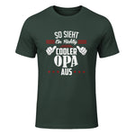 Opa SAGT So Sieht EIN richtig Cooler Opa aus Großvater in Forest Green - front view