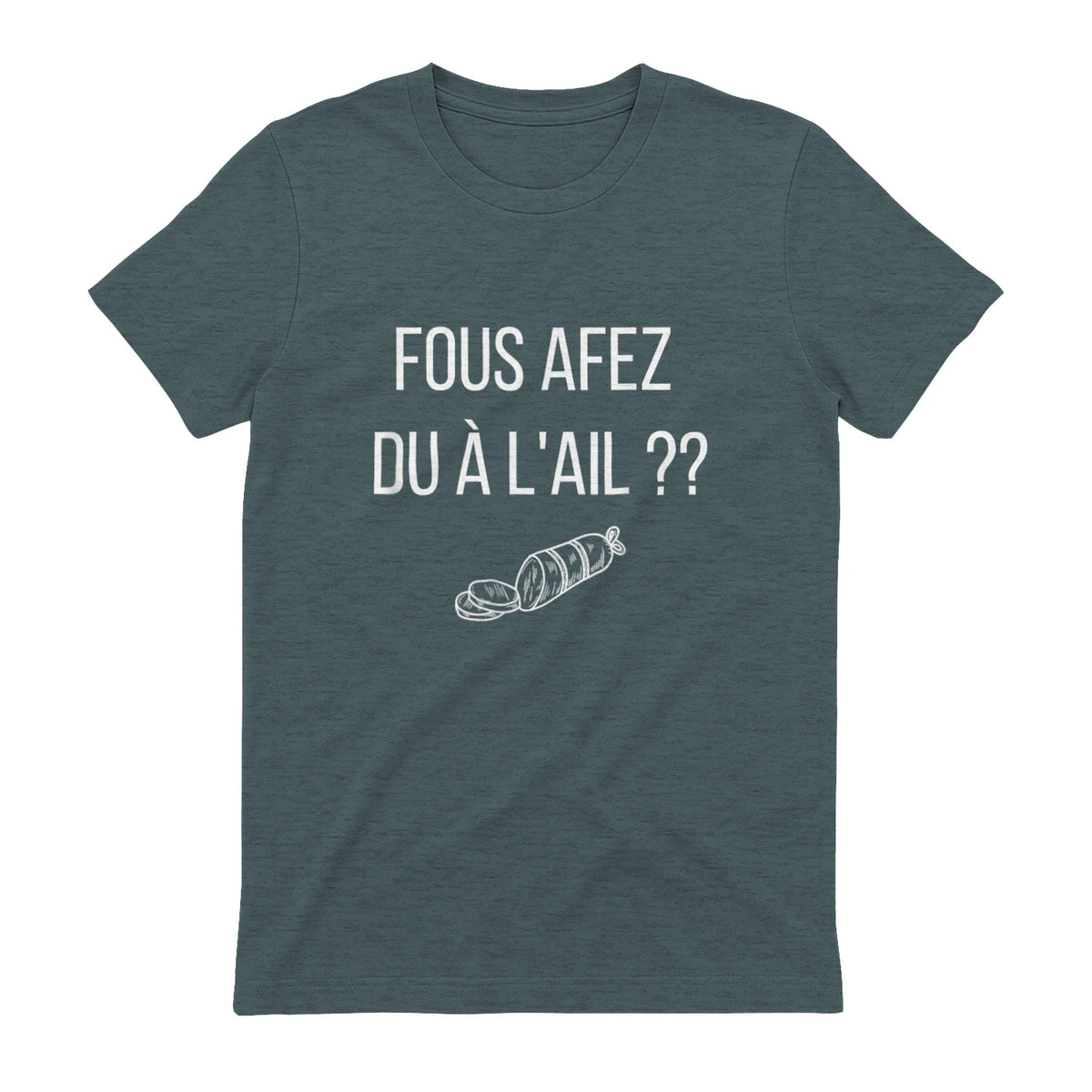 Fous afez du a l'ail in Dark Heather - back view