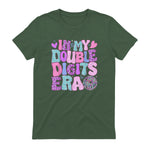 In My Double Digits Era Tenth Birthday Girl T-Shirt in Military Green - back view