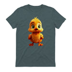 Canard Bébé Canard Mignon Poussins Canetons Petits Canards in Dark Heather - back view