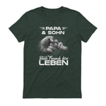 Papa & Sohn Beste Freunde Fürs Leben Vatertag Partnerlook in Forest Green - back view