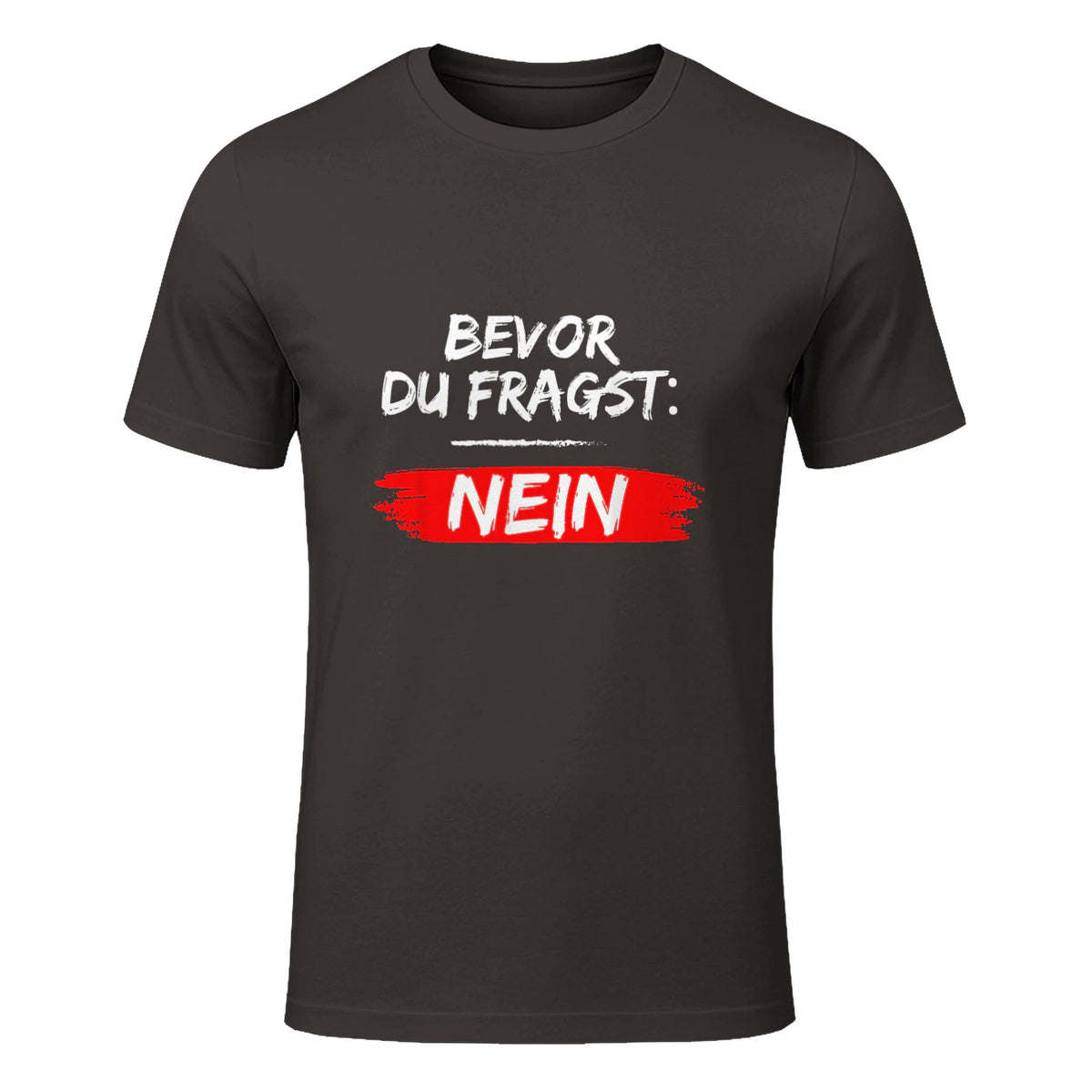 GIGATEMP Herren Männer Sprüche Lustig Witzig Schwarz Halbarm Klein EU XS Regulär Casual Funny Slogan Vat in Dark Chocolate - front view