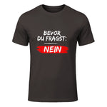 GIGATEMP Herren Männer Sprüche Lustig Witzig Schwarz Halbarm Klein EU XS Regulär Casual Funny Slogan Vat in Dark Chocolate - front view