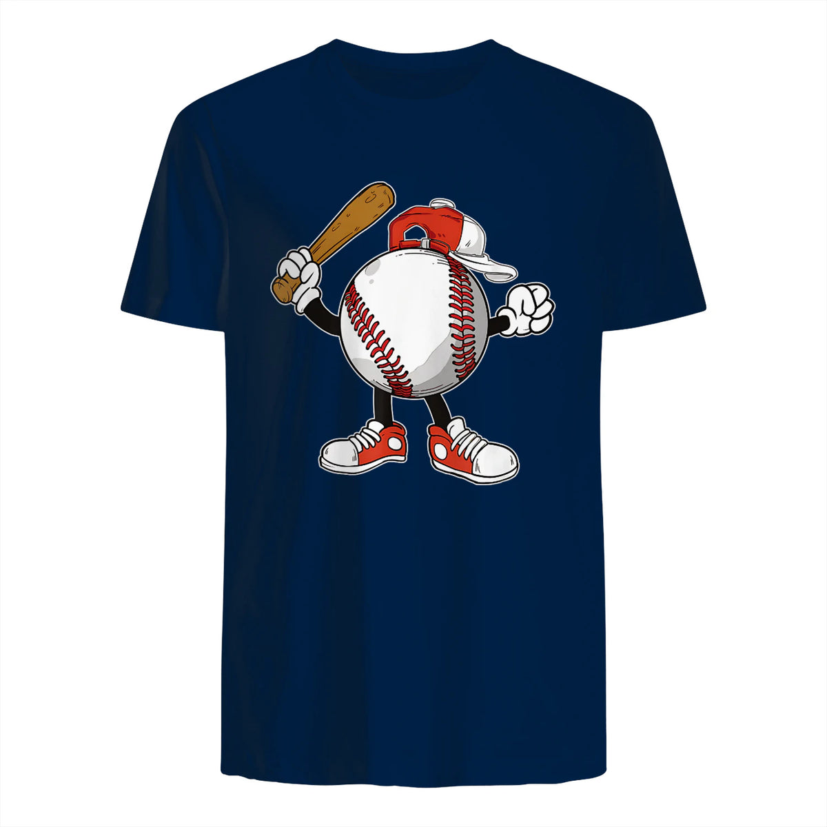 Baseball Boy T-Shirt in Navy - back view