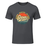 Opa Geschenke Lustig Großvater Geschenkidee Spruch Opa in Charcoal - front view