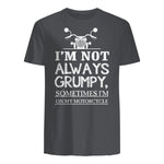 I'm not always grumpy, sometimes I'm on my in Charcoal - back view