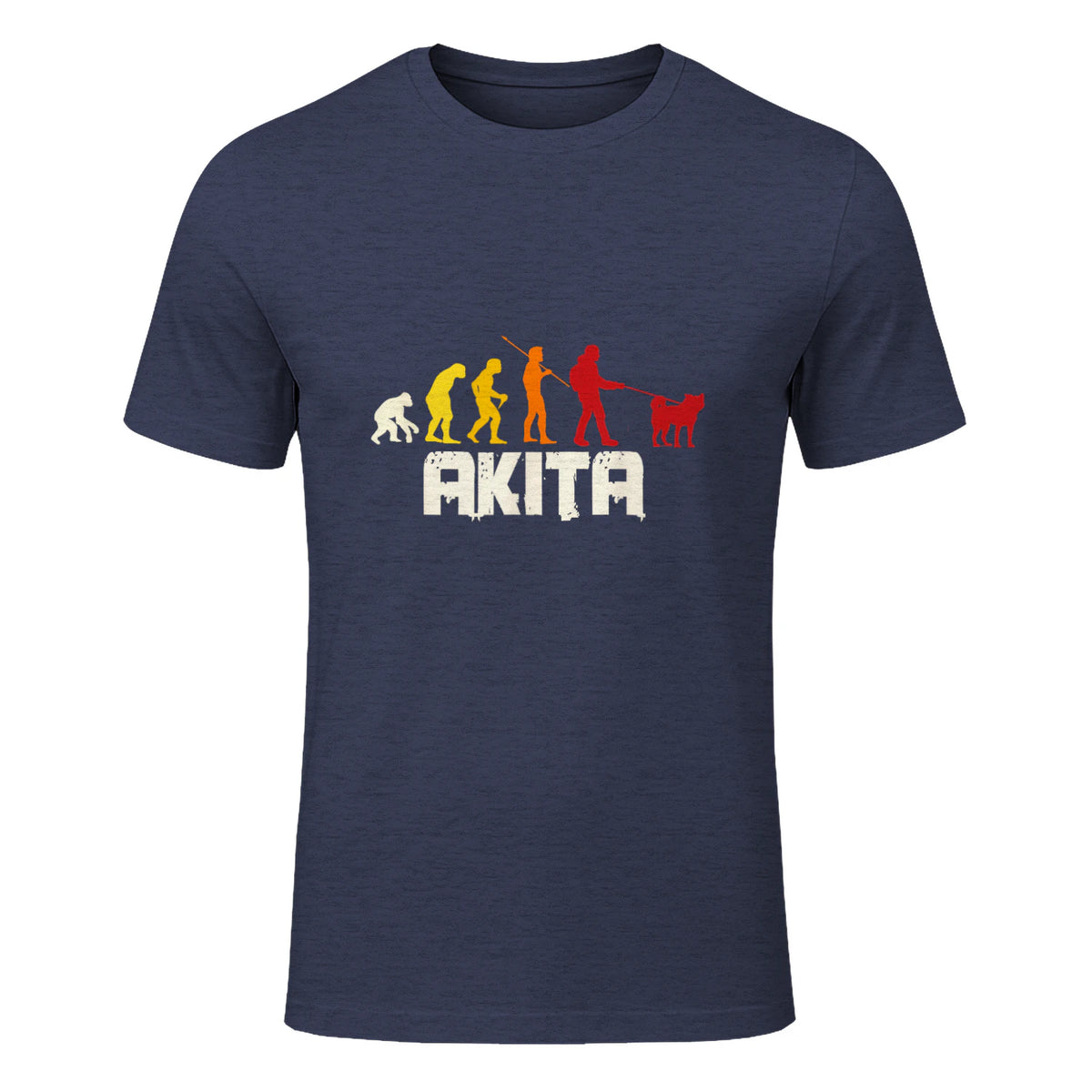 Akita Inu Evolution Chien Japon in Heather Navy - front view